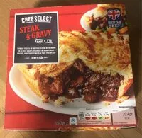Mängden socker i Chef Select Steak & Gravy Family Pie