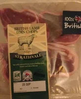 Mängden socker i British Lamb loin chops 