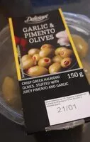 Mängden socker i Olives piment ail
