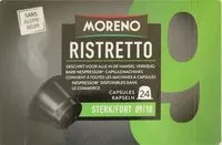 Mängden socker i Ristretto