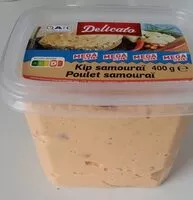 Mängden socker i Poulet samouraï