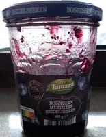 Mängden socker i Confiture myrtilles bosbessen