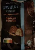 Mängden socker i Gevulde Pralines Chocolats Fourrés