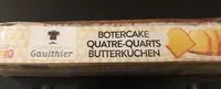 Mängden socker i Quatre-quarts Botercake