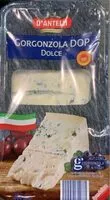 Mängden socker i Gorgonzola DOP Dolce
