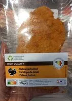 Mängden socker i Escalope de dinde