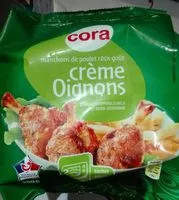 Mängden socker i Manchons de poulet crème oignons