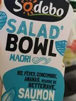 Mängden socker i Sodebo salad bowl maori
