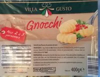Mängden socker i Gnocchi aux flocons de pomme de terre