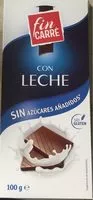 Mängden socker i Fin Carré con leche