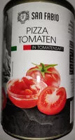 Mängden socker i Tomaten gehackt
