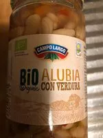 Mängden socker i Bio alubia con verdura