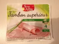 Mängden socker i Jambon supérieur Sans couenne