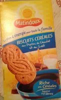 Mängden socker i Biscuits céréales aux pepites de chocolat et au lait