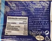 Mängden socker i Delicias del mar