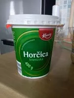 Mängden socker i Horčica kremžská