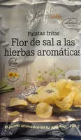 Mängden socker i Patatas fritas flor de sal a las hierbas aromáticas