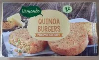 Mängden socker i Quinoa burgers pineapple and curry
