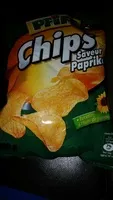 Mängden socker i Chips saveur paprika