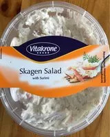 Mängden socker i Skagen Salad