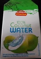 Mängden socker i 100% coconut water
