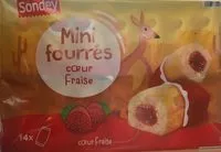 Mängden socker i Mini Cakes Fraise