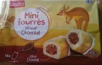 Mängden socker i Mini fourrés cœur chocolat