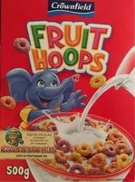 Mängden socker i Fruit Hoops - Anneaux de céréales croustillants au goût fruité