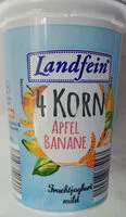 Mängden socker i Landfein yaourt pomme banana