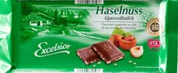 Mängden socker i Haselnuss Alpenvollmilch