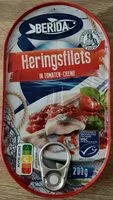 Mängden socker i Heringsfilets in Tomaten-Creme
