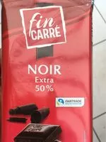 Mängden socker i Tablette de chocolat noir