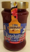 Mängden socker i Hagebutten Konfitüre extra mit Vanilleextrakt