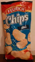 Mängden socker i Chips Salz
