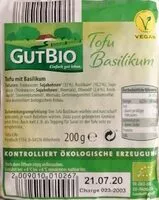 Mängden socker i Tofu Basilikum