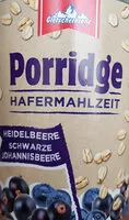 Mängden socker i Porridge Hafermahlzeit