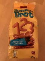 Mängden socker i Russisch Brot