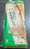 Mängden socker i Körner Balance Sandwich