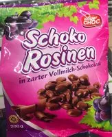 Mängden socker i Schoko Rosinen