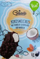 Mängden socker i Eis auf Kokosnussmilchbasis