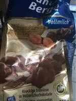 Mängden socker i Erdnuss Berge