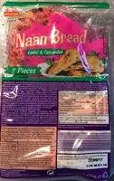 Mängden socker i 2 Garlic Naans