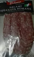 Mängden socker i Salami Spianata Romana