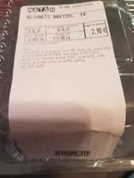 Mängden socker i Beignets bretzel