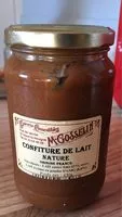 Mängden socker i Confiture de lait nature