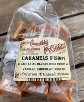 Mängden socker i Caramels d’Isigny au lait et au beurre doux d’Isogny