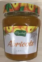 Mängden socker i Maribel abricots à tartiner