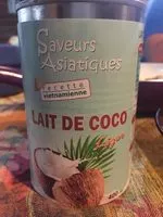 Mängden socker i Lait de coco