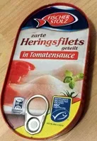 Mängden socker i Heringsfilets in Tomatensauce