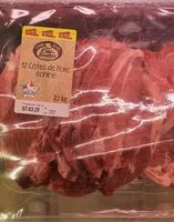 Mängden socker i Côtes de porc échine